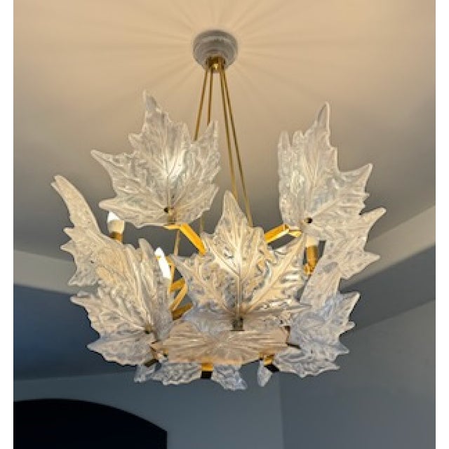 Lalique Champs-Élysées Two Tiered Chandelier For Sale - Image 13 of 18