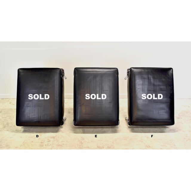 Contemporary Cassina Le Corbusier Lc2 Ottomans by Jeanneret Perriand For Sale - Image 12 of 15