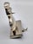 1990s Heavy Vintage Silver-Tone Snowman Stocking Holder For Sale - Image 5 of 7