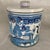 Blue Magic Knob Luce Corp Krispy Kan Tin Canister Featuring a Classic Blue Willow Pattern For Sale - Image 4 of 12