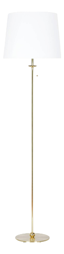 Large Scandinavian Polished Brass Uno Table Lamp from Konsthantverk