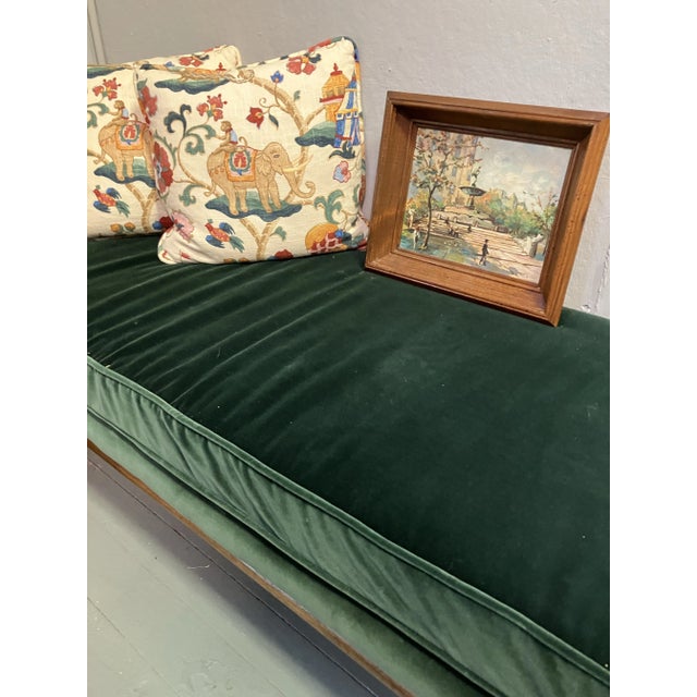 1950s 1950’s Original Impressionist Cityscape Park Painting For Sale - Image 5 of 5