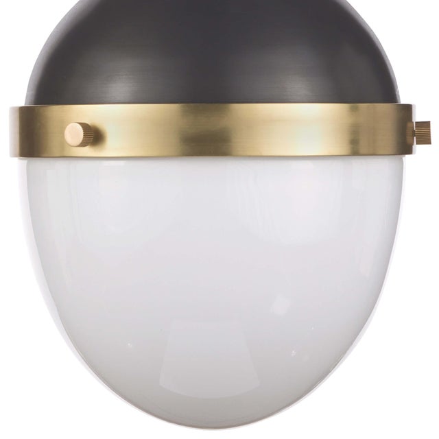 Not Yet Made - Made To Order Regina Andrew Otis Pendant Small in Blackened and Natural Brass For Sale - Image 5 of 7