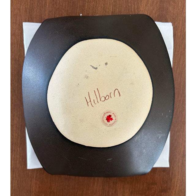 Late 20th Century Hilborn Art Pottery Sculptural Trinket Dish For Sale In Chicago - Image 6 of 6