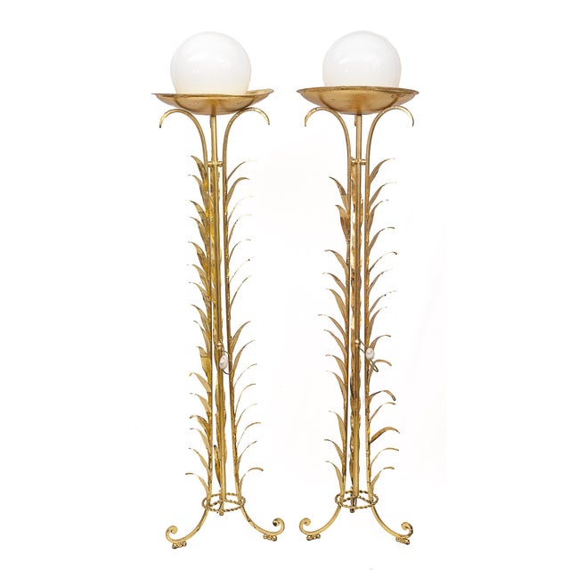 Set of 2 Art Deco Floor Lamps, 1930s, Set of 2 For Sale - Image 9 of 9