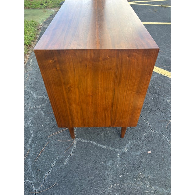 1960s Kipp Stewart for Drexel Declaration Walnut Chest of Drawers With Vanity For Sale - Image 10 of 12