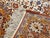 Persian Vintage Persian Isfahan Rug, Hand-Knotted Wool & Silk, Allover Floral Pattern, Ivory & Brick-Red, 4x6 For Sale - Image 3 of 18