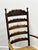 19th Century Handcrafted and Carved Ladder Back Chair, 1840s For Sale - Image 6 of 12