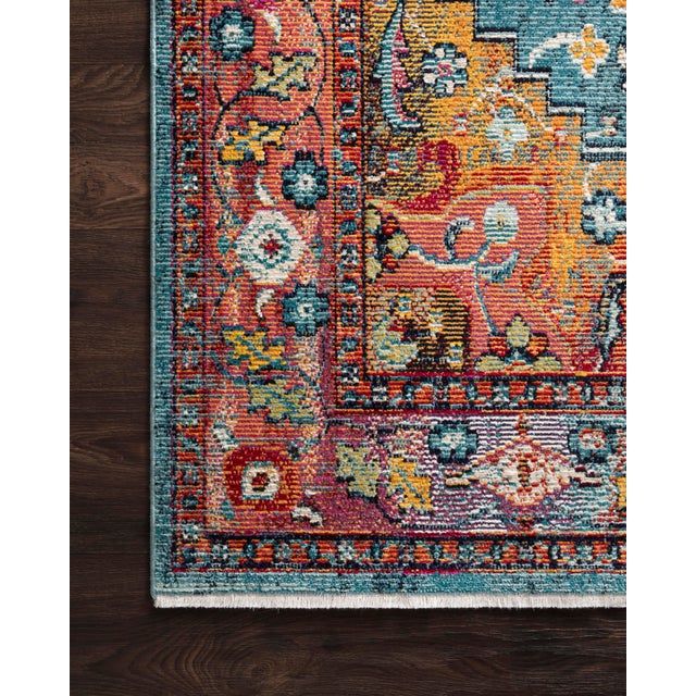 Loloi Rugs Silvia Rug, Blue / Fiesta 2'6"x10'0" Chairish