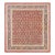 Fantastic Red and Blue Color With Great Palmette Antique Agra Rug For Sale