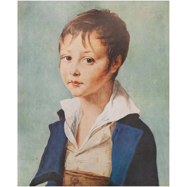 Printmaking Materials Baron Antoine-Jean Gros "The Young Amalric", 1940s After Swiss Photogravure For Sale - Image 7 of 8