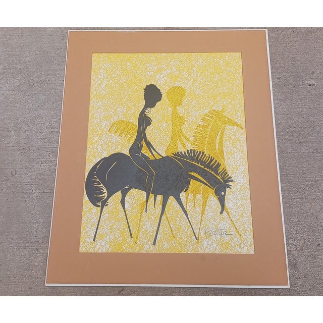 Henry C. Porter 1921-2009 Signed Limited Edition Serigraph "Lady Godiva" For Sale - Image 4 of 8