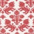 Schumacher Regalia Fabric in Red For Sale