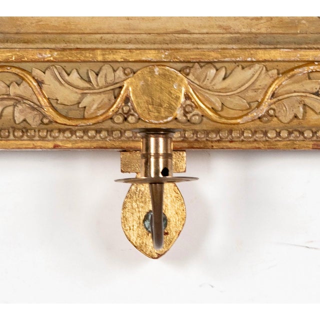 18th Century Gustavian Gilt Cameo Mirror with Added Later Sconce For Sale - Image 15 of 18