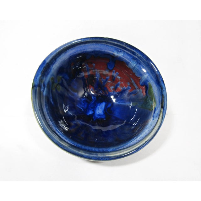 2000 - 2009 Charlie Pfitzer Contemporary Studio Art Pottery Glazed Bowl, Signed For Sale - Image 5 of 11