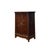 1990s 19.5" Natural Wood Pattern Brown 2 Doors Small Cabinet Chest For Sale - Image 5 of 10
