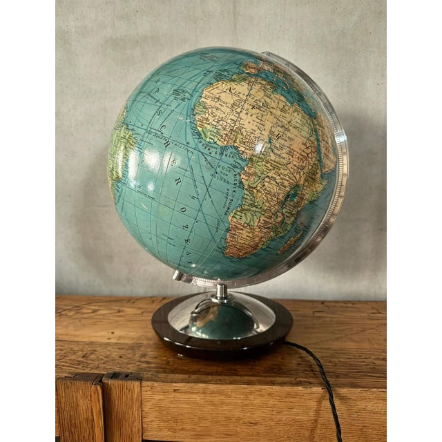 Vintage German Columbus Duo Glass Globe Lamp, 1960s For Sale - Image 11 of 11