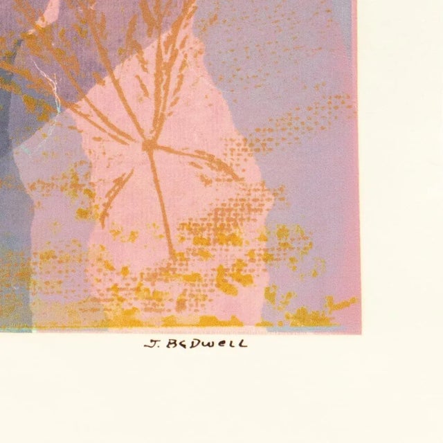 Abstract 'Leaves' by Jeannette Bedwell, Circa 1960 For Sale - Image 3 of 12