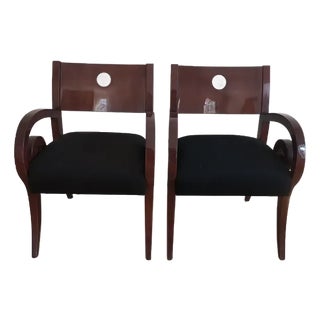 Attributed to Brueton Kensington Chairs- Set of 2 For Sale