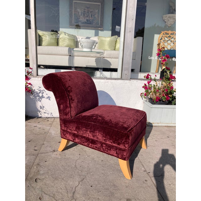 Todd Hase Designed Queen Abigail Slipper Chair For Sale In Los Angeles - Image 6 of 13