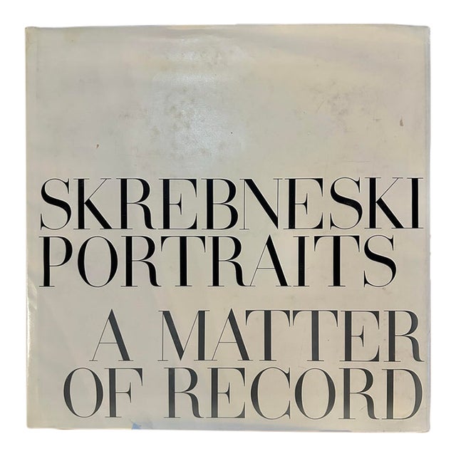 1978 Victor Skrebneski “Portraits: A Matter of Record” First Edition Celebrity Photography Book For Sale
