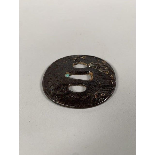 Tsuba Maru-gata Edo period (1603-1868) Japan 18th Century For Sale - Image 4 of 5