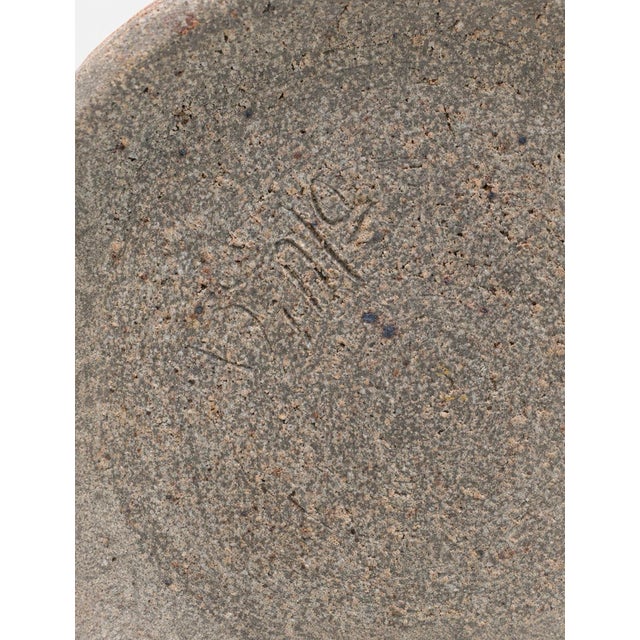Ceramic Signed Mid-Century Studio Pottery Stoneware Bowl For Sale - Image 7 of 8