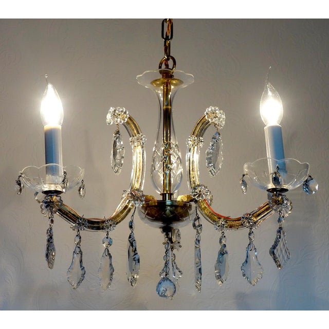 Antique Maria Theresia Chandelier from Palwa, 1950s For Sale - Image 12 of 13