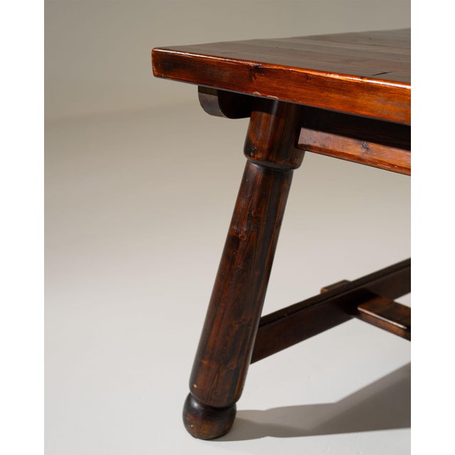 French Dining Table by Georges Robert, 1950s For Sale - Image 9 of 12