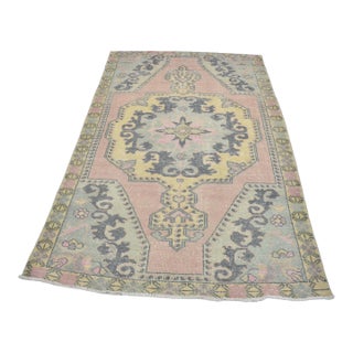 Vintage Handknotted Floor Rug For Sale