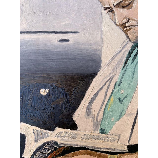 2010s Oil Painting While Reading a Book Oleksandr Gukalov For Sale - Image 5 of 12