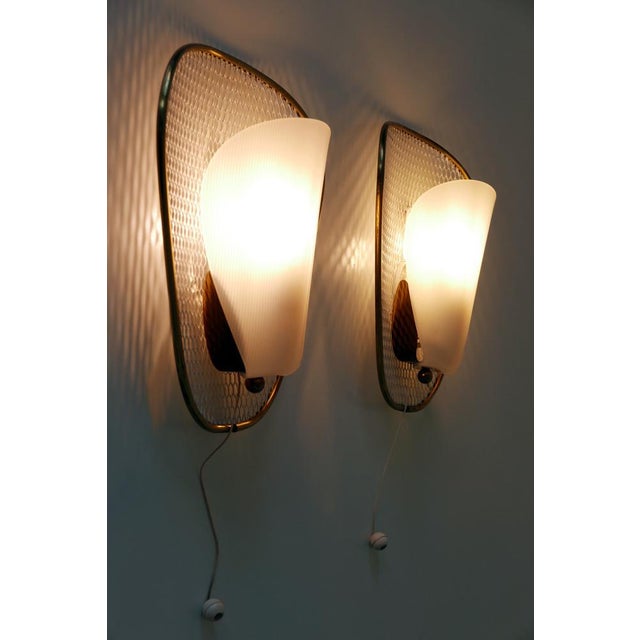 Mid-Century Modern Wall Lamps, Germany, 1950s, Set of 2 For Sale - Image 16 of 18
