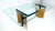 Cassina Large 48x90 Rectangle 3/4” Thick Glass Top Teak Base Modern Conference Table For Sale - Image 4 of 15