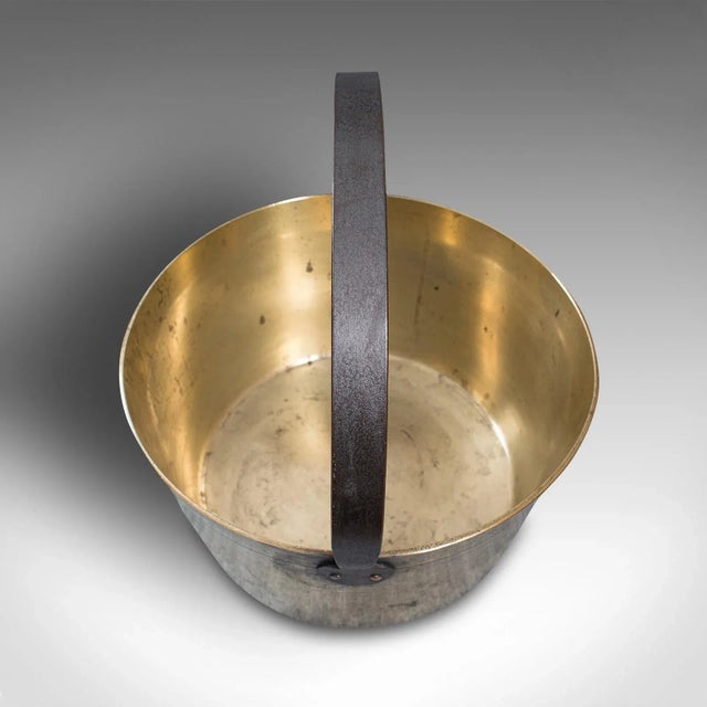 Circa 1800s Antique English Brass Jam Pan For Sale - Image 10 of 13