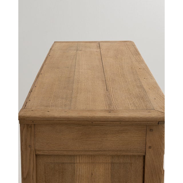 Oak Louis XV Buffet, Rococo Style, France, 19th Century For Sale - Image 10 of 15