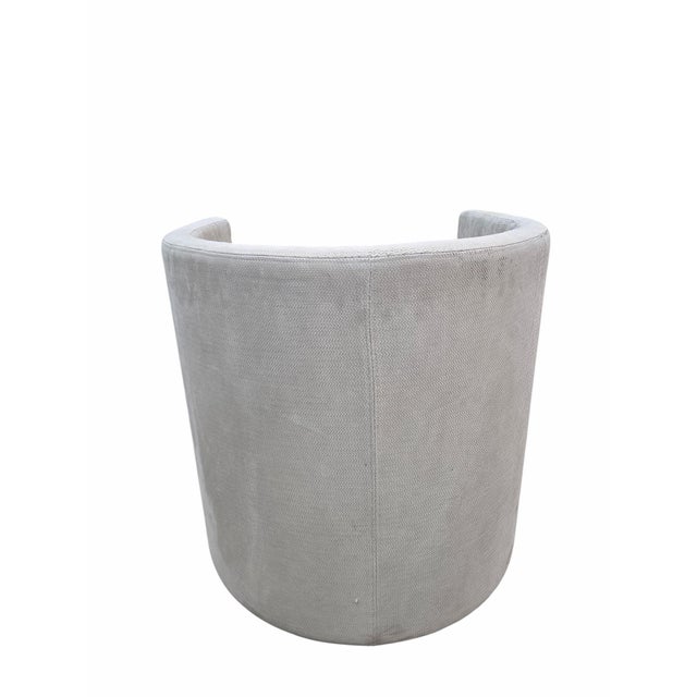 MCM Barrel Back Lounge Chairs Newly Reupholstered - Pair For Sale - Image 10 of 12