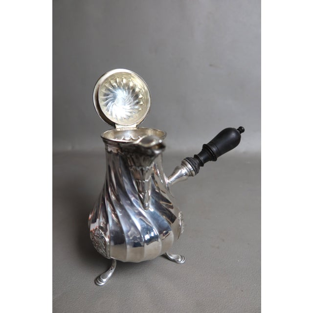 Selfish Silver Coffee Pot from Cardeilhac Company, Paris For Sale - Image 12 of 14