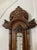 Antique Victorian Carved Walnut Banjo Barometer, 1860 For Sale - Image 4 of 7