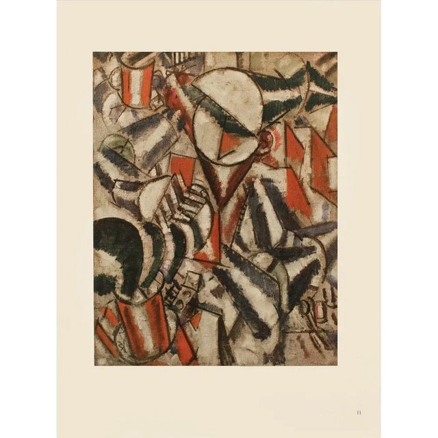 Paper 1948 After Fernand Léger "Seamstress", First Edition Period Offset Lithograph For Sale - Image 7 of 8