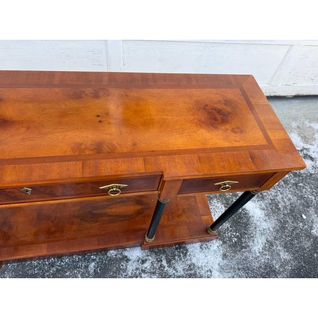 Neoclassical Late 20th Century Biedermeier Style Console Table by Century Furniture For Sale - Image 3 of 18