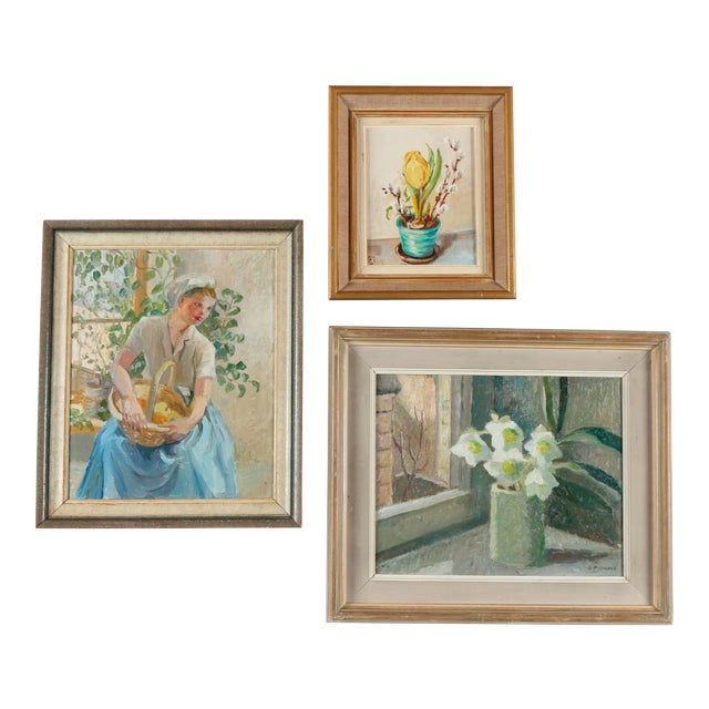 Gallery Wall Art Paintings Set Of 3 Chairish