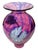 2000 - 2009 David Lindsay Art Glass Vase Hearts Pink Purple California Decor Nourot Student For Sale - Image 5 of 13