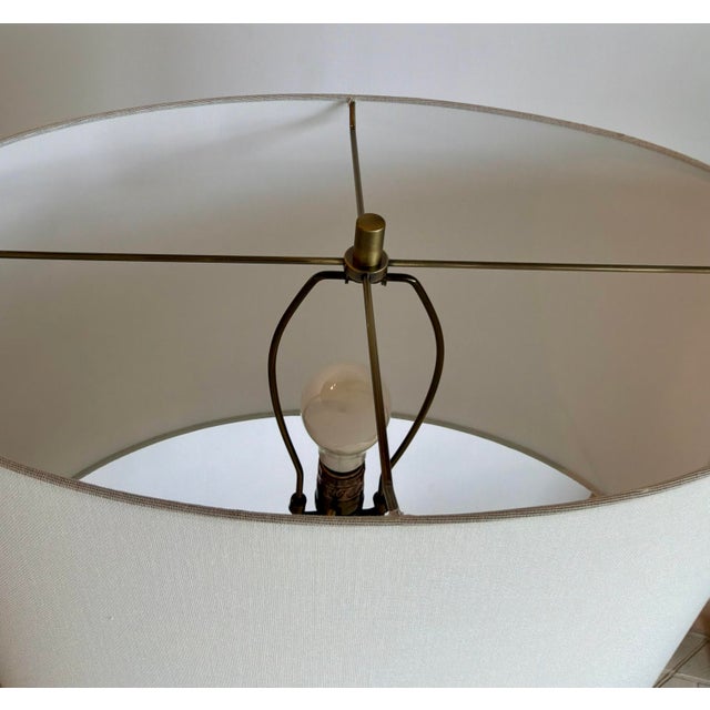 2020s Abstract Modern Beige Solid Wood Almyra Floor Lamp For Sale - Image 5 of 5