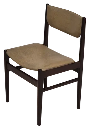 Danish Dining Chairs in Teak & Leather, 1970s, Set of 5