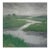 Moody Coastal Wetland & River Canvas - Original Gray & Sage Acrylic Art For Sale