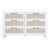Matthew Izzo Home Carla Matte White Canvas and Caned Chest of Drawers For Sale