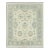 White Color Gray Ivory Field Multicolor Handwoven Turkish Oushak Rug 8'3" X 10' For Sale