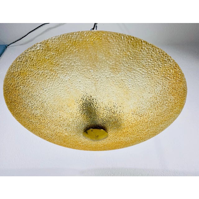 Mid-Century Modern 1960s Mid-Century Acrylic Glass Pendant Lamp Attributed to Boris Lacroix For Sale - Image 3 of 11