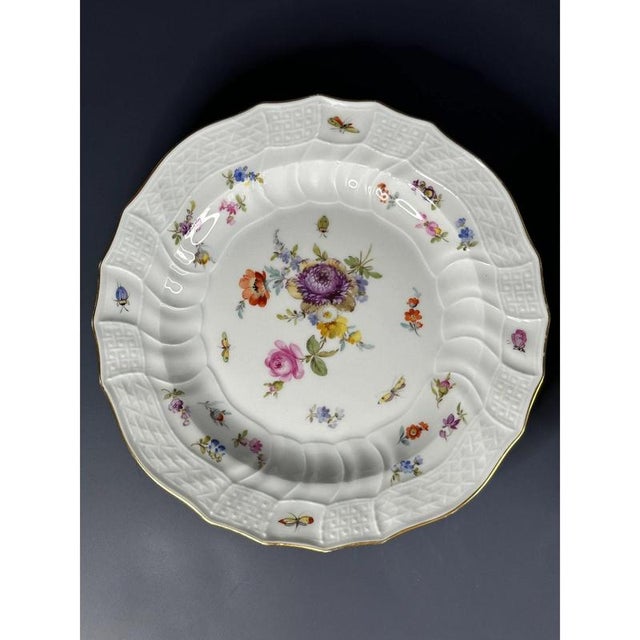 Wilhelm II Neubrandenstein Plates from Meissen, 1893-1915, Set of 2 For Sale - Image 4 of 13