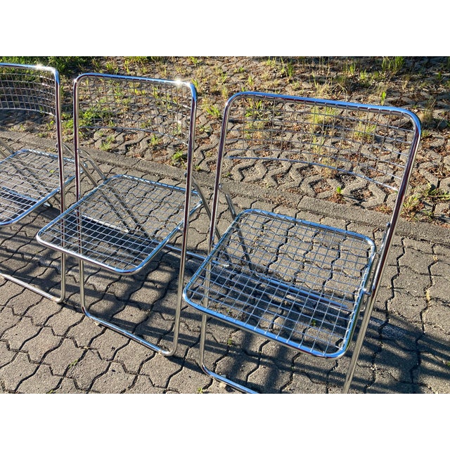 Ikea Vintage Model Rappen Folding Chairs by Niels Gammelgaard for Ikea, 1978, Set of 6 For Sale - Image 4 of 18